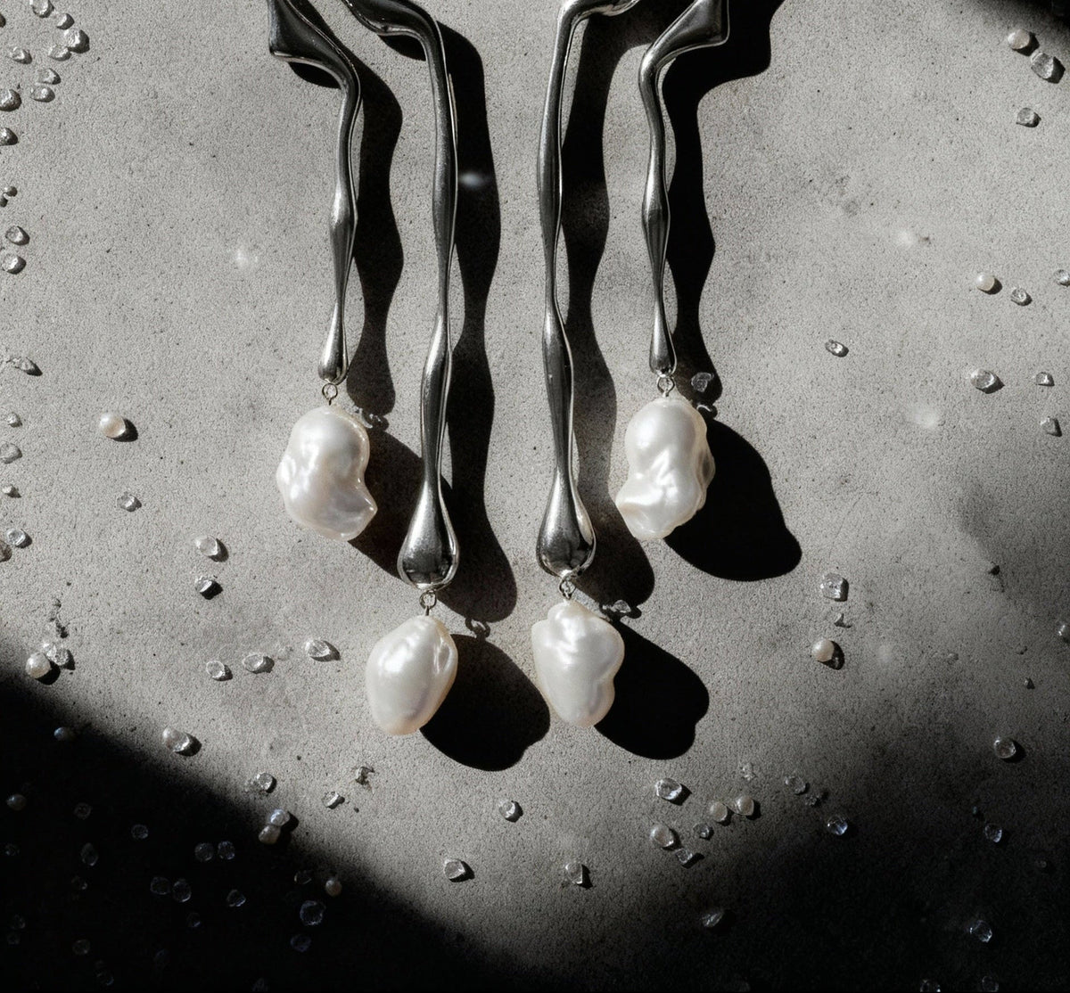 Melia Pearl Drops | Plata de ley