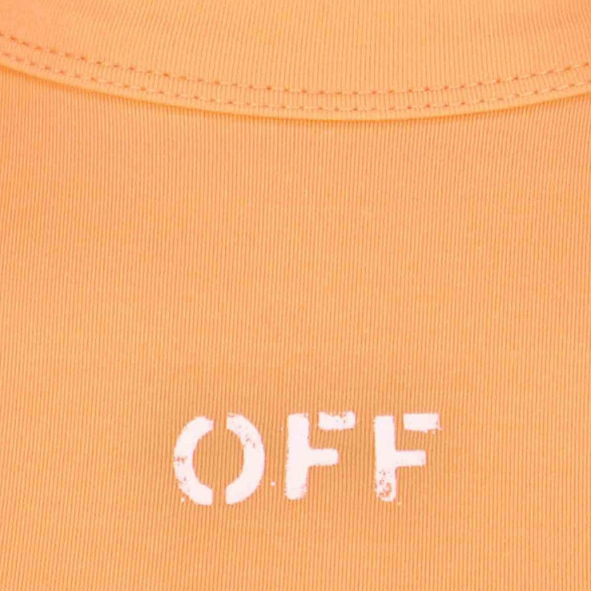 Sleek Rowing Top Peach Orange