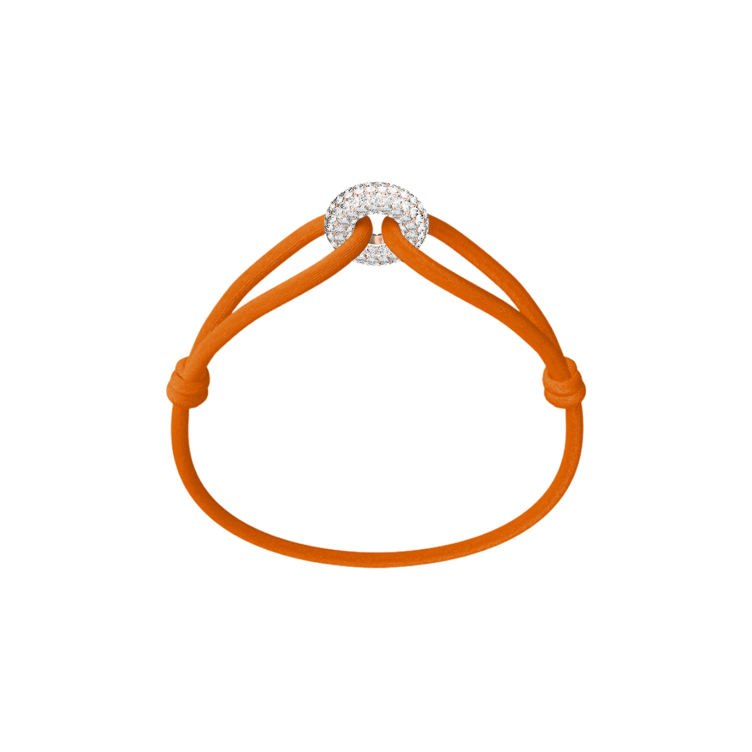 Rose Soho Pavé Cord Bracelet
