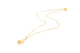 Bumblebee Honeycomb Gold Chain Necklace