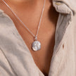 Collana Silver Eclipse Deco con pietra di luna