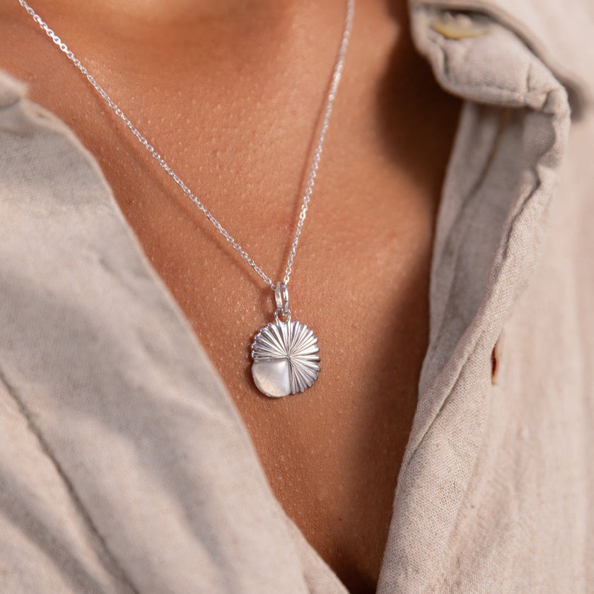 Collana Silver Eclipse Deco con pietra di luna