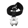 BTactical™ Nylon Frog Clip Dog Lead |  Extra-Strong Anti Tangle - Midnight Black