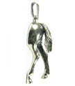 Silver Steed Hindquarters Silver Pendant