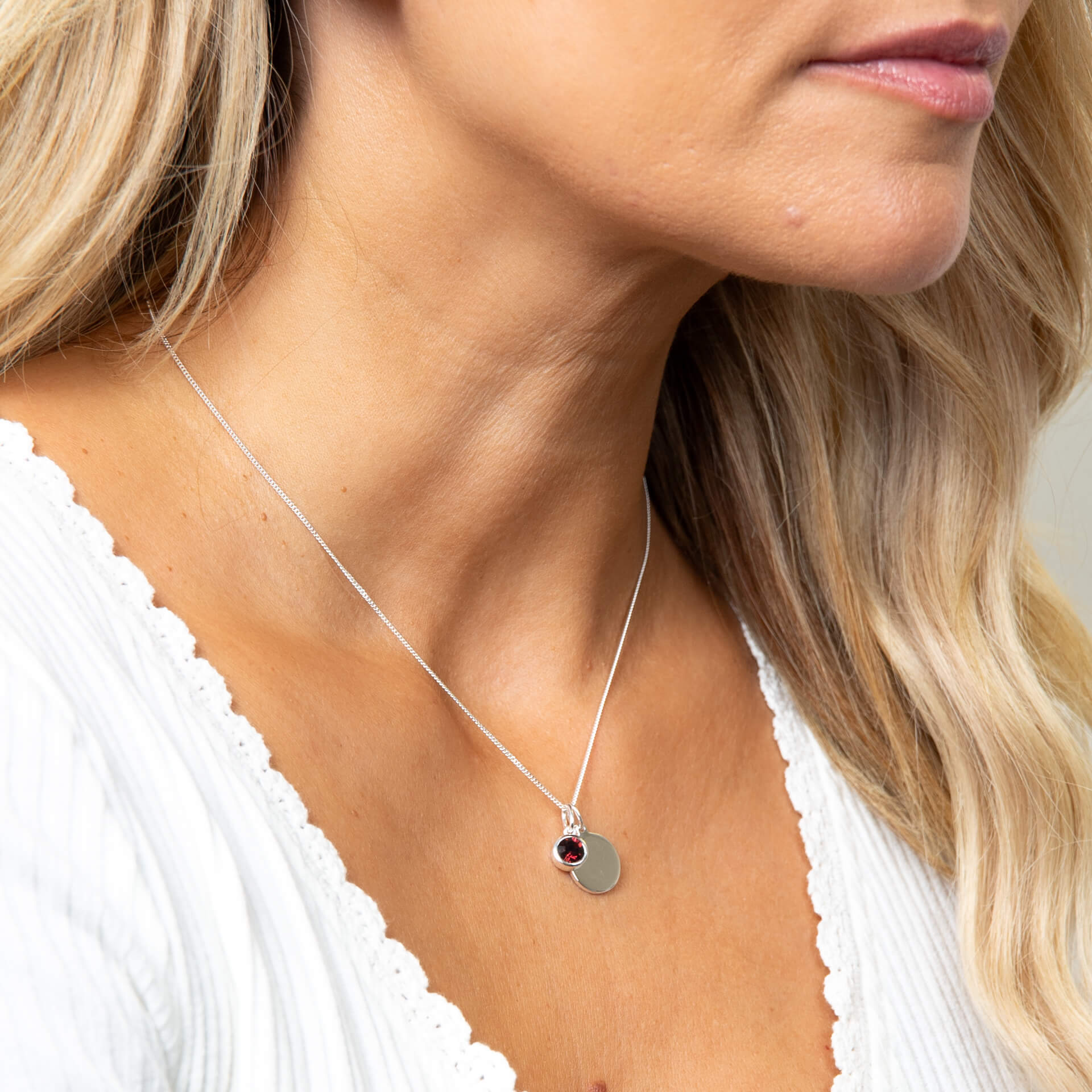 Crystal Birthstone Pendant