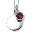 Crystal Birthstone Pendant