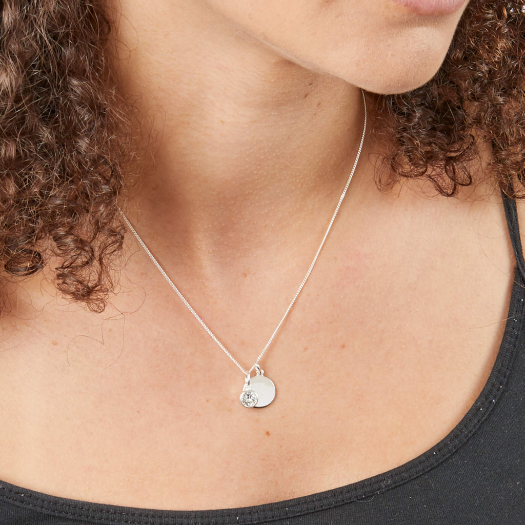 Crystal Birthstone Pendant