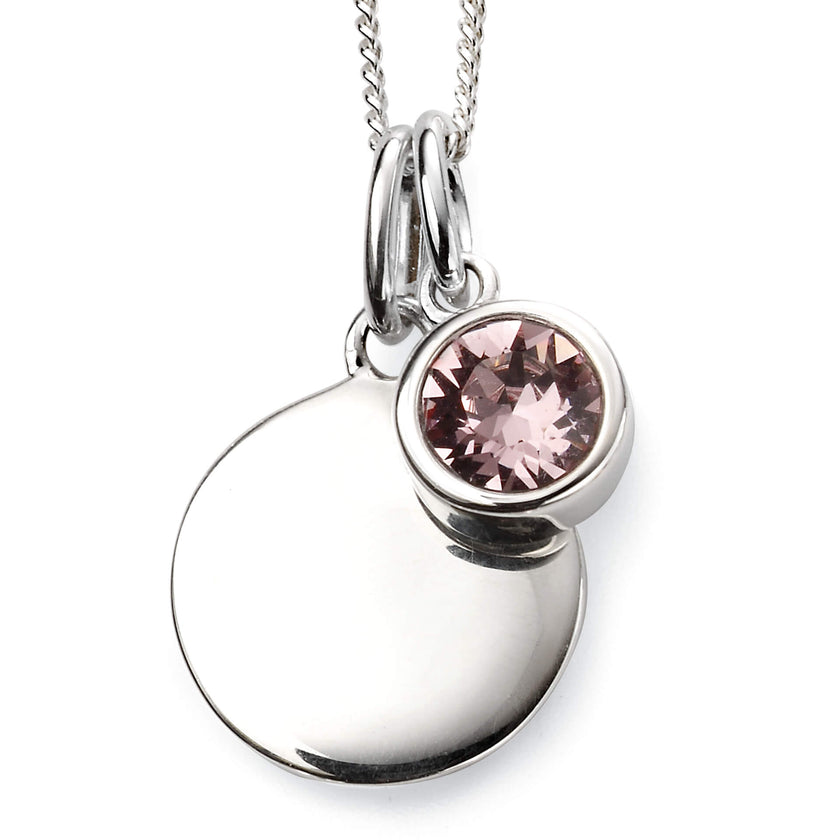 Crystal Birthstone Pendant