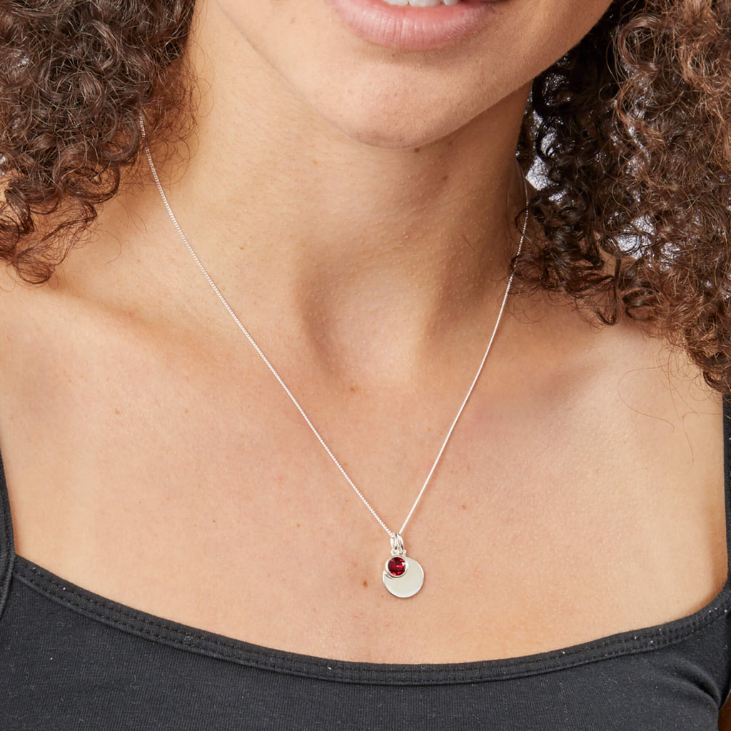 Crystal Birthstone Pendant