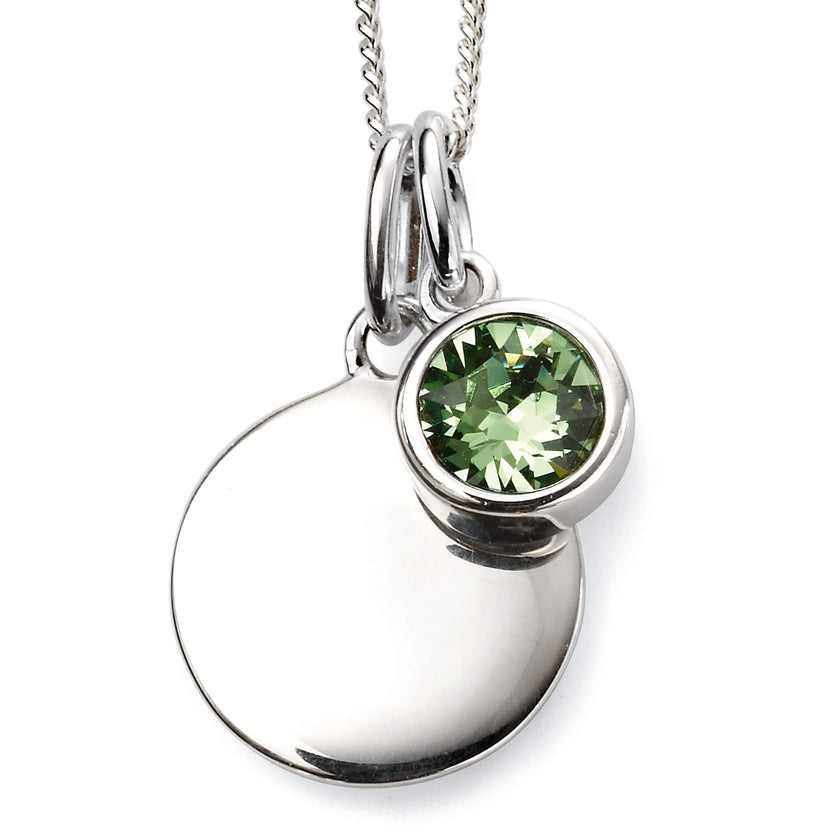 Crystal Birthstone Pendant