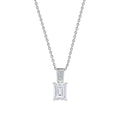 Diamonfire Emerald Cut Zirconia Pendant