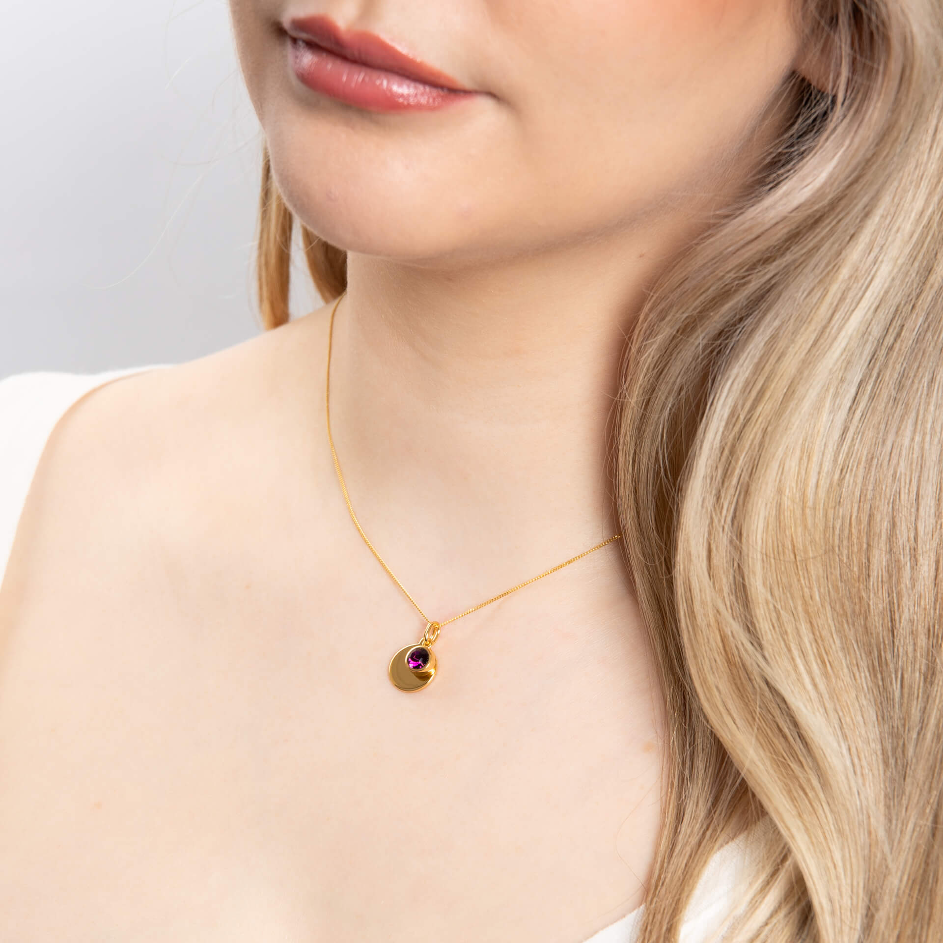 Crystal Birthstone Pendant