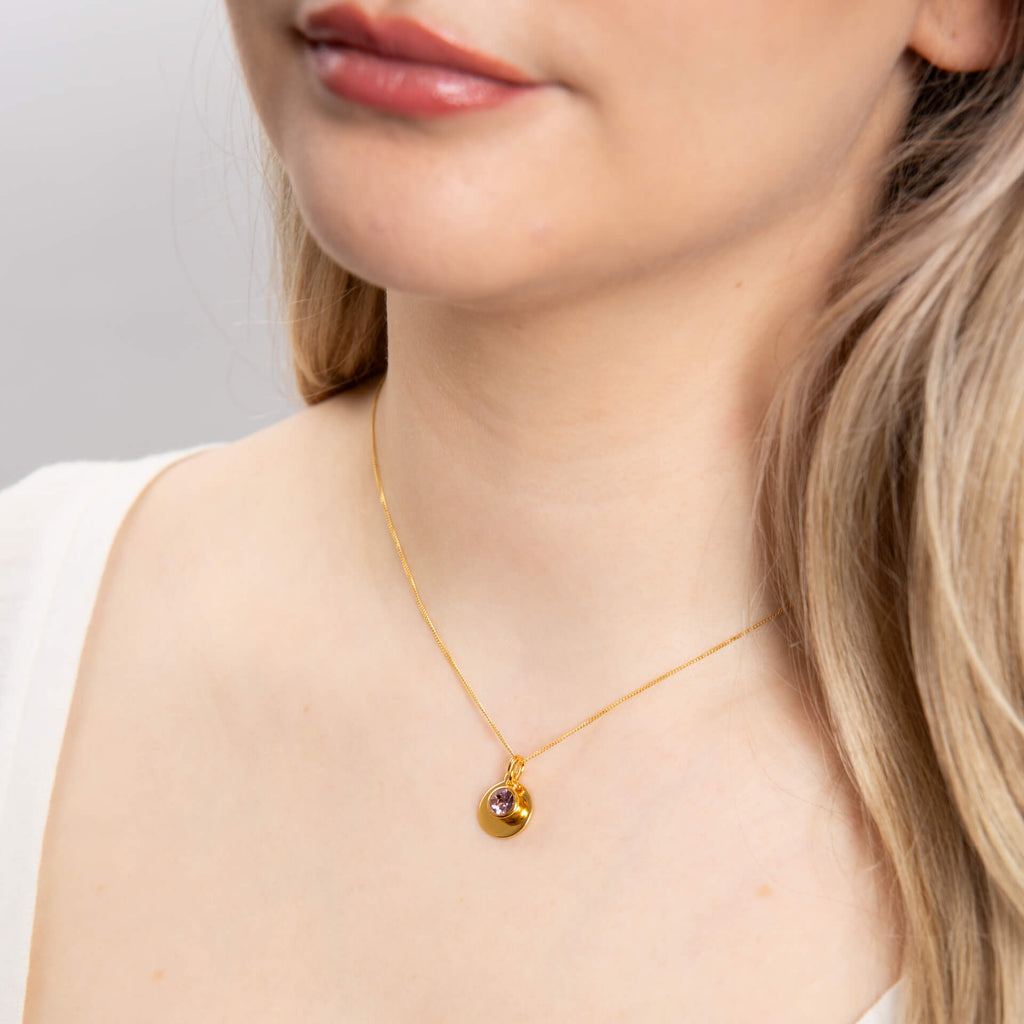 Crystal Birthstone Pendant