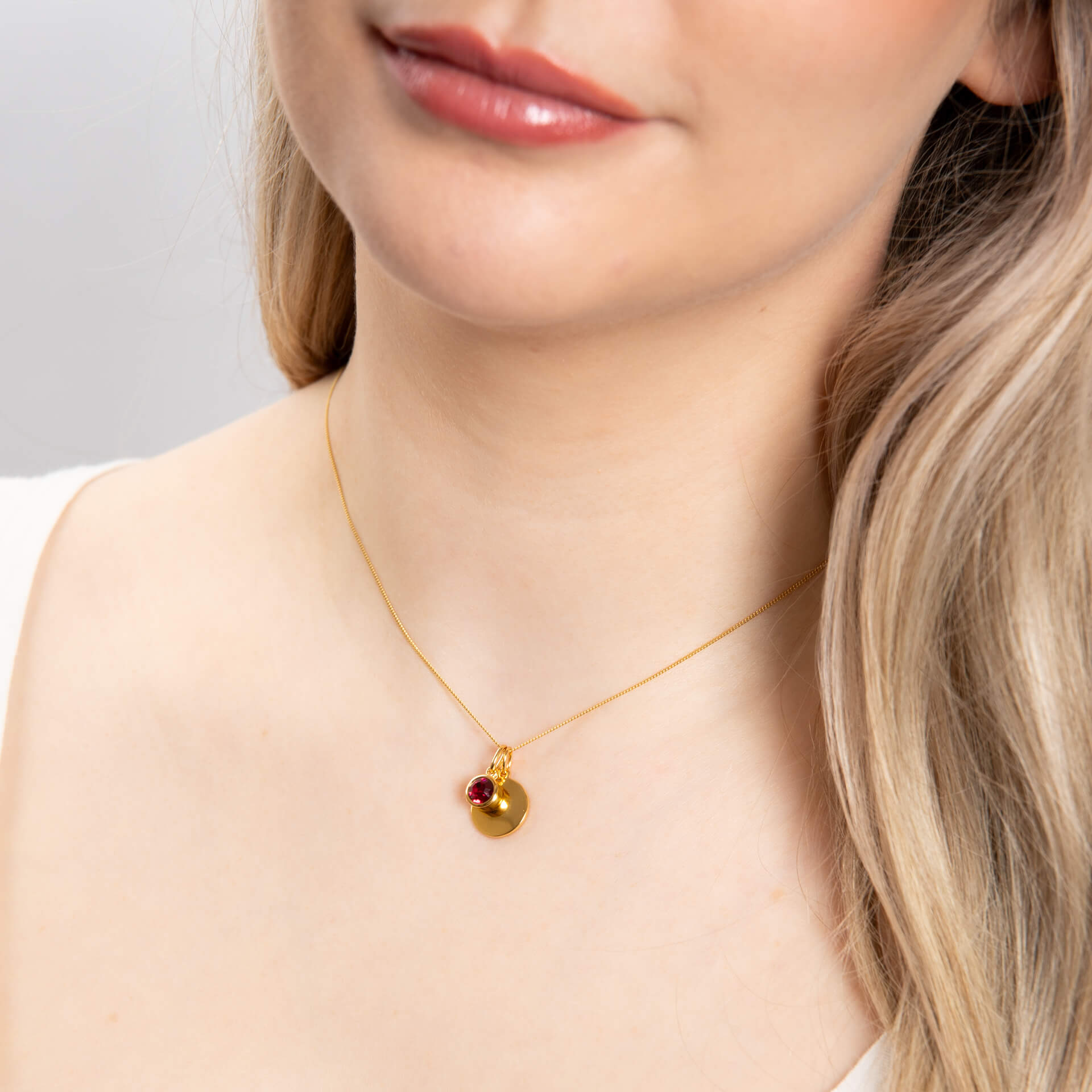 Crystal Birthstone Pendant