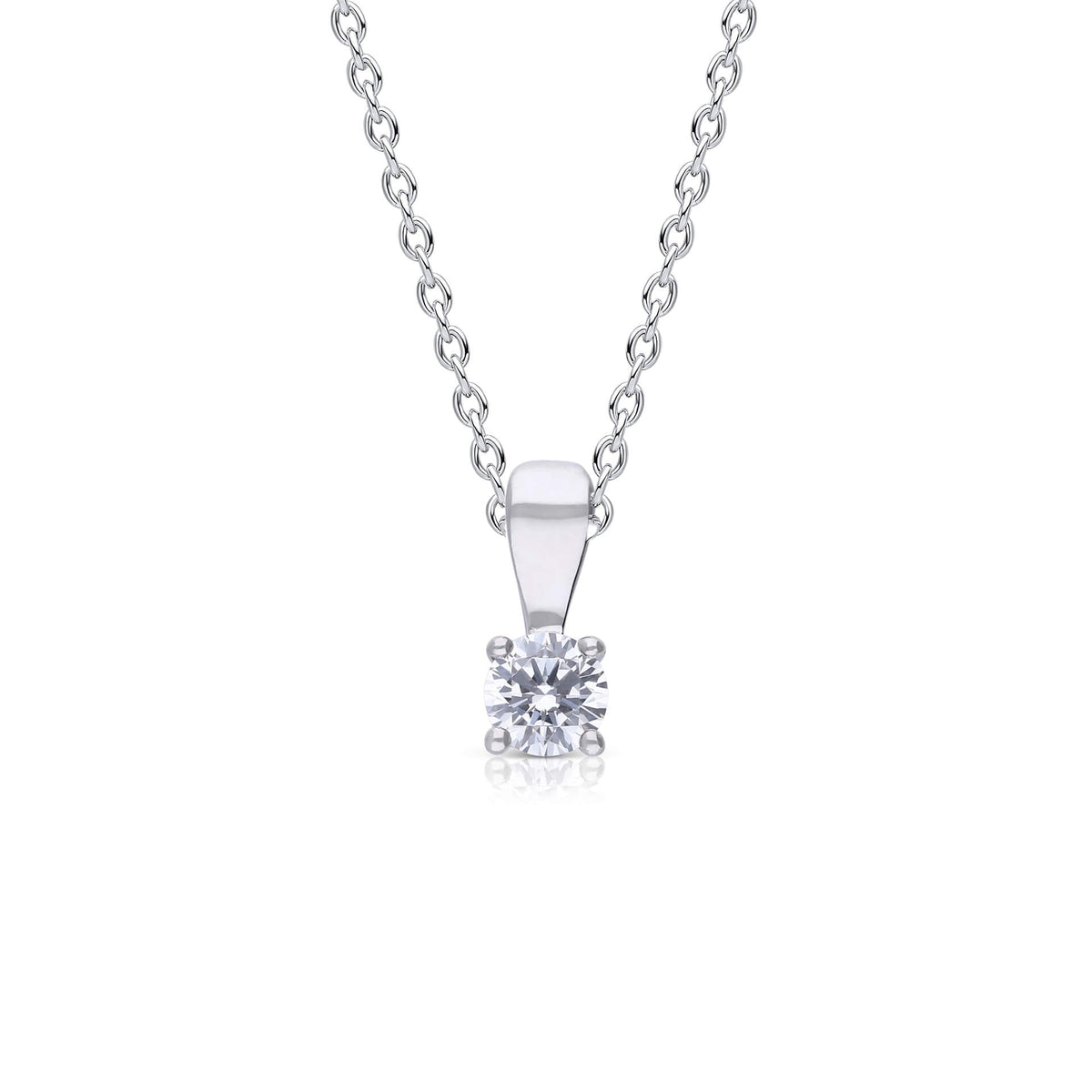 Diamonfire Four Claw Carat Pendant
