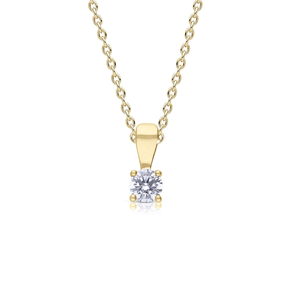 Diamonfire Four Claw Carat Pendant