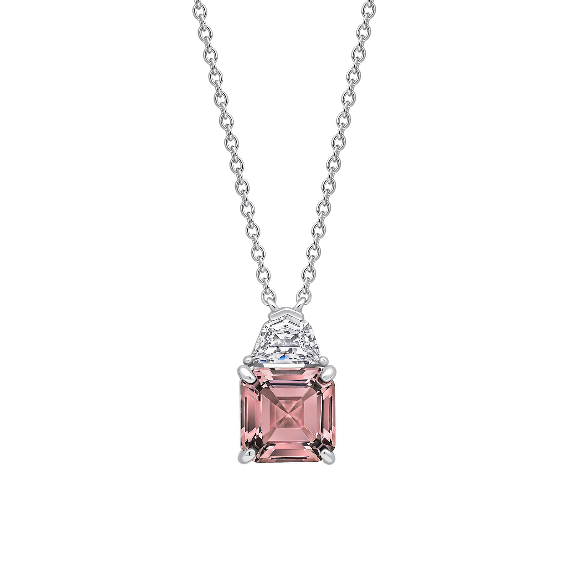 Diamonfire Square Cut Necklace