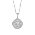 Diamonfire Pave Stippled Pendant