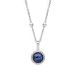 Beginnings Milgrain Semi-Precious Cabochon Birthstone Pendant