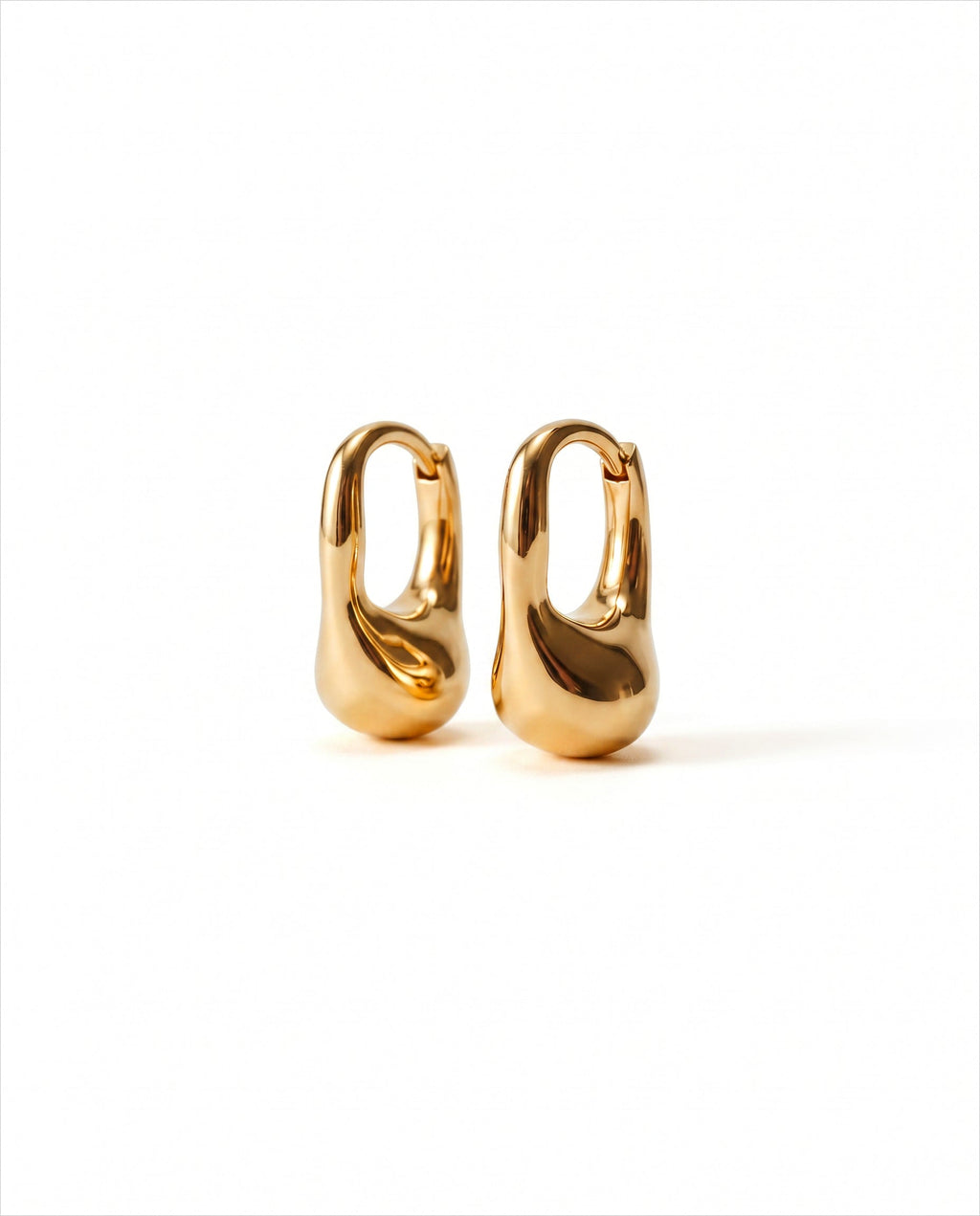 Pea Hoops | Gold Vermeil