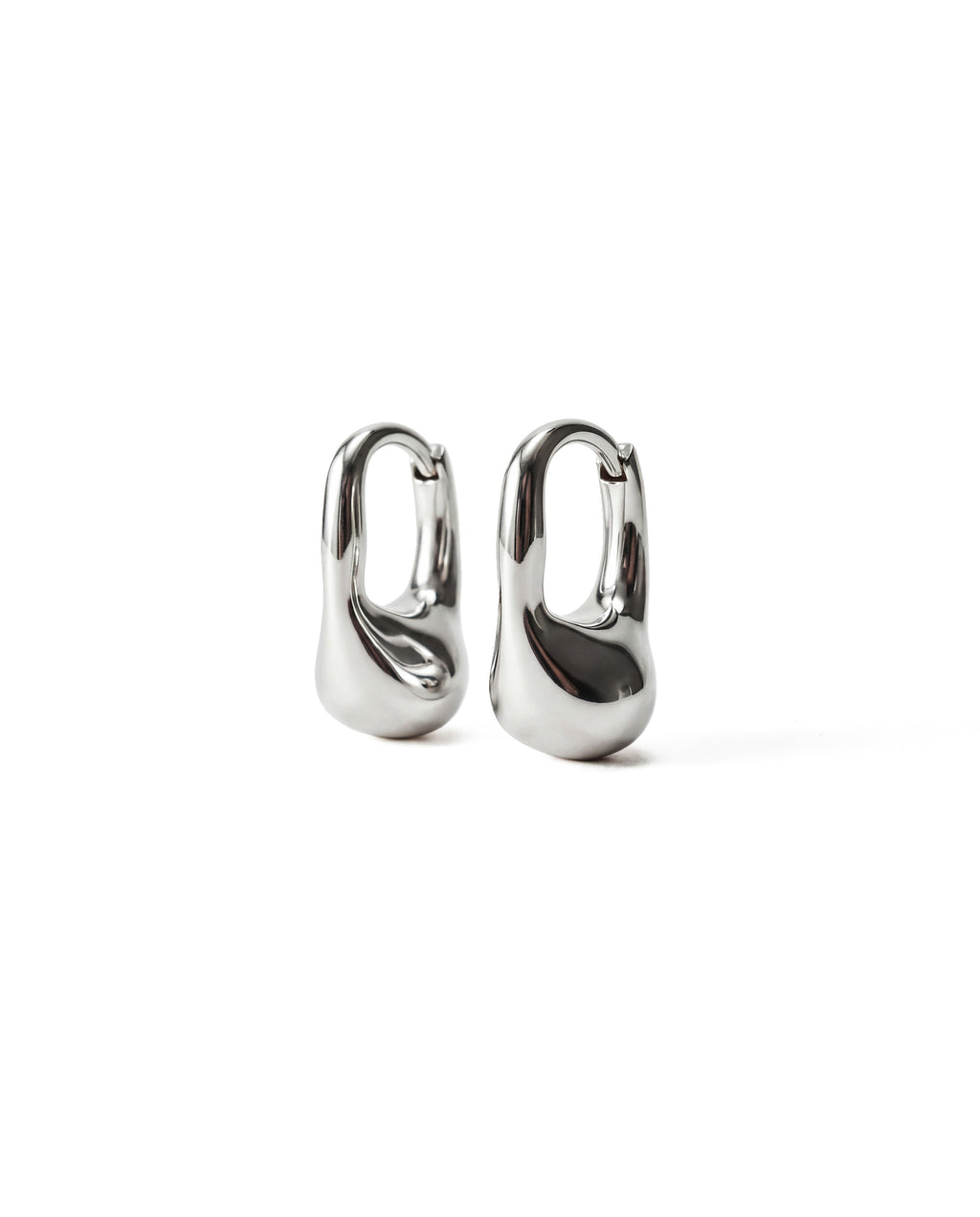 Pea Hoops | Sterling Silver