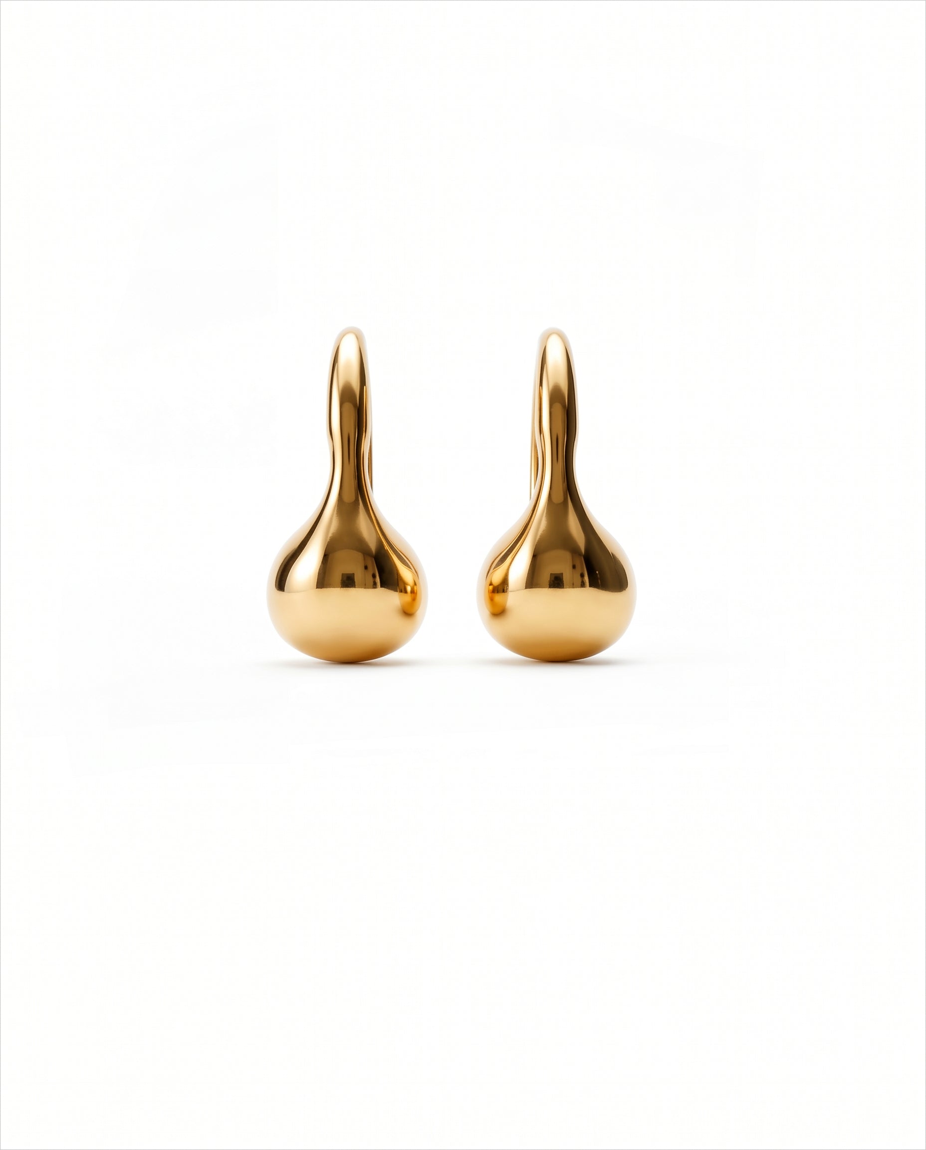 Pea Hoops | Gold Vermeil