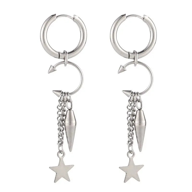 Aros Colgantes Aelin con Dije de Estrella