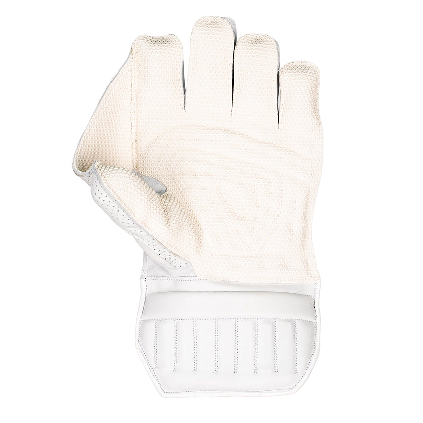Pro Wicket-Keeping Gloves (White)