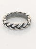Silver Steed Plaited Ring 2