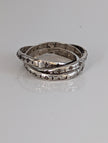 925 Silver Interlinking Bands Ring – Handmade Equestrian Jewellery by Silver Steed