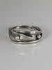 Silver Steed Delicate Silver Leaves ring with Silver Buds