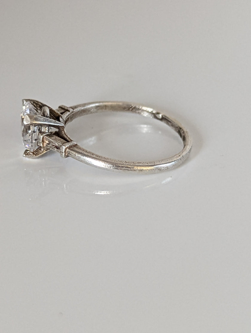925 Silver Zirconia Ring – Handmade Elegant Sparkle for Any Occasion