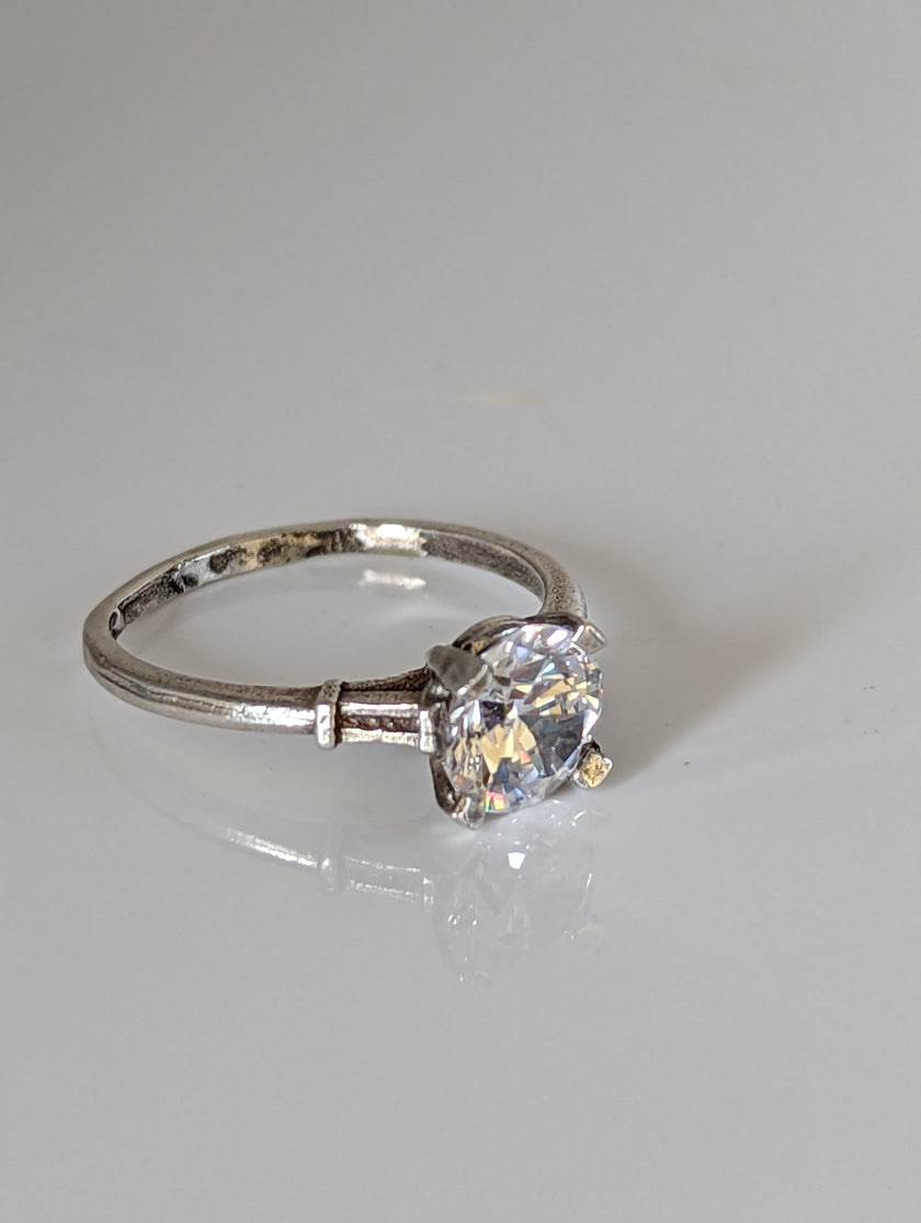 925 Silver Zirconia Ring – Handmade Elegant Sparkle for Any Occasion
