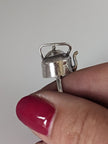 Silver Steed Teapot Silver Ring