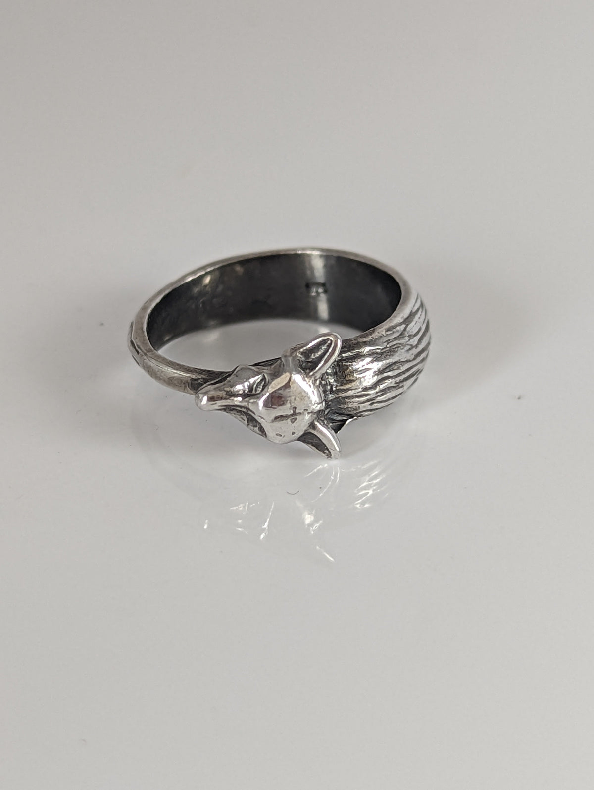 925 Silver Fox Ring 2 – Elegant Animal-Inspired Jewellery for Her or Him