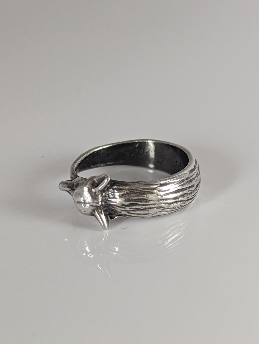 925 Silver Fox Ring 2 – Elegant Animal-Inspired Jewellery for Her or Him