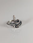 Silver Steed Snake Silver Ring