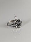 Silver Steed Snake Silver Ring