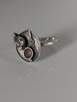Silver Steed Tea Tray Silver Ring