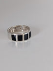 Silver Steed Black Mass Silver Band