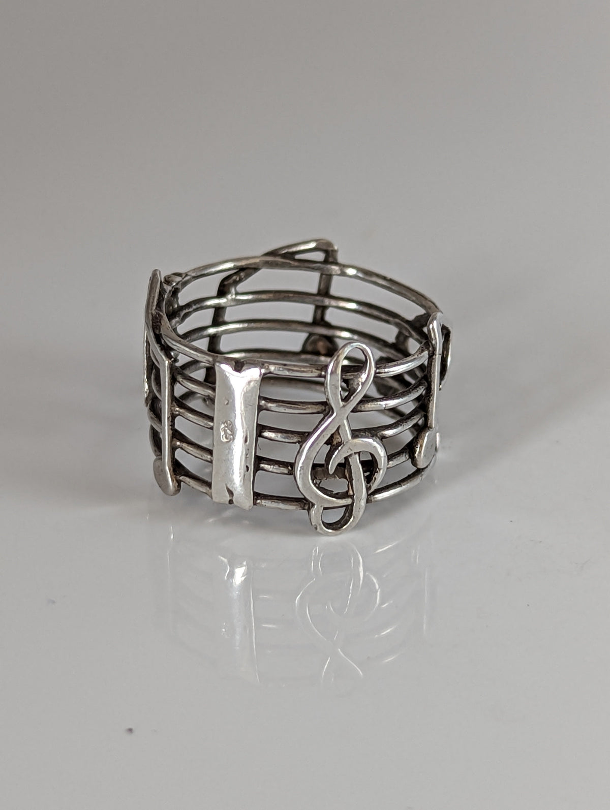 Silver Steed Music Notes Band