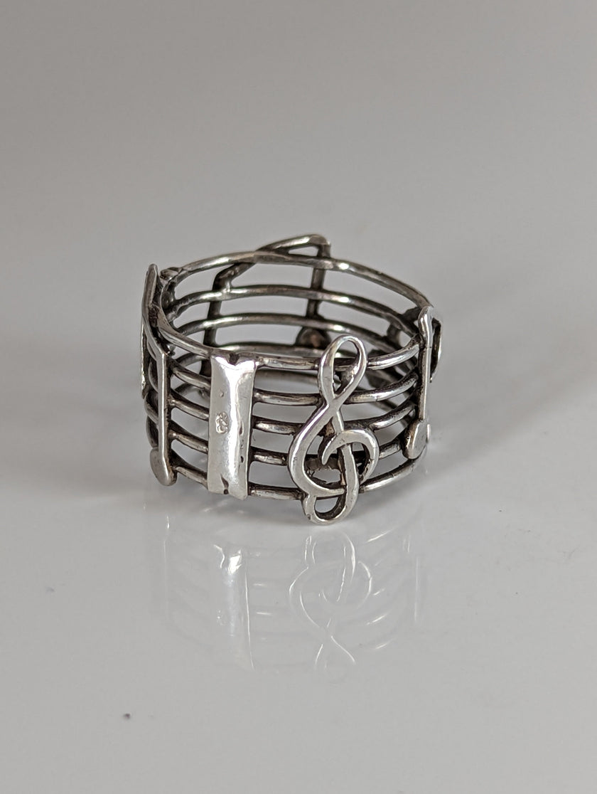 Silver Steed Music Notes Band