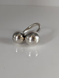 Silver Steed Extra Large Balls One Size Ring