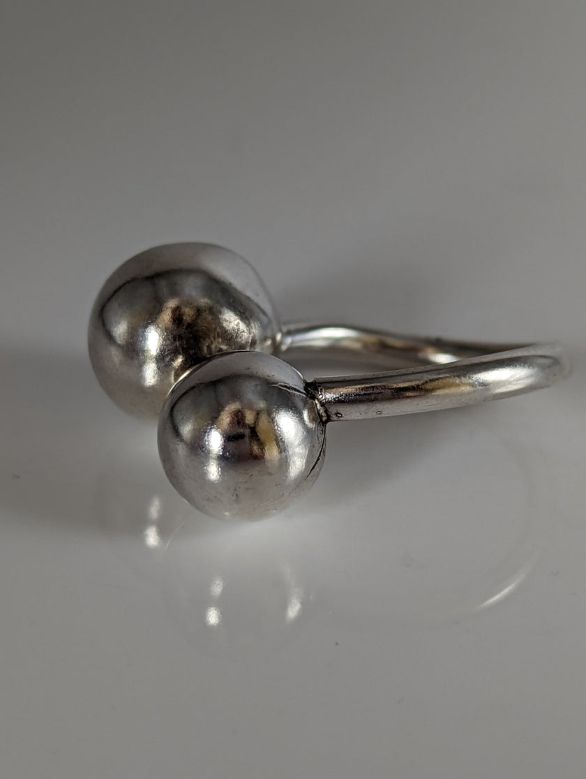 Silver Steed Extra Large Balls One Size Ring