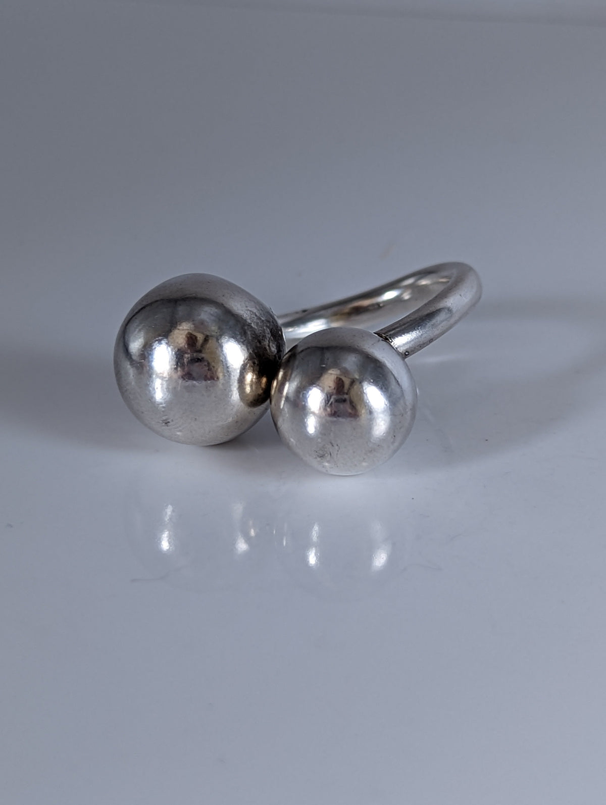 Silver Steed Extra Large Balls One Size Ring