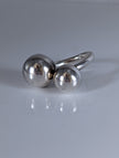 Silver Steed Extra Large Balls One Size Ring