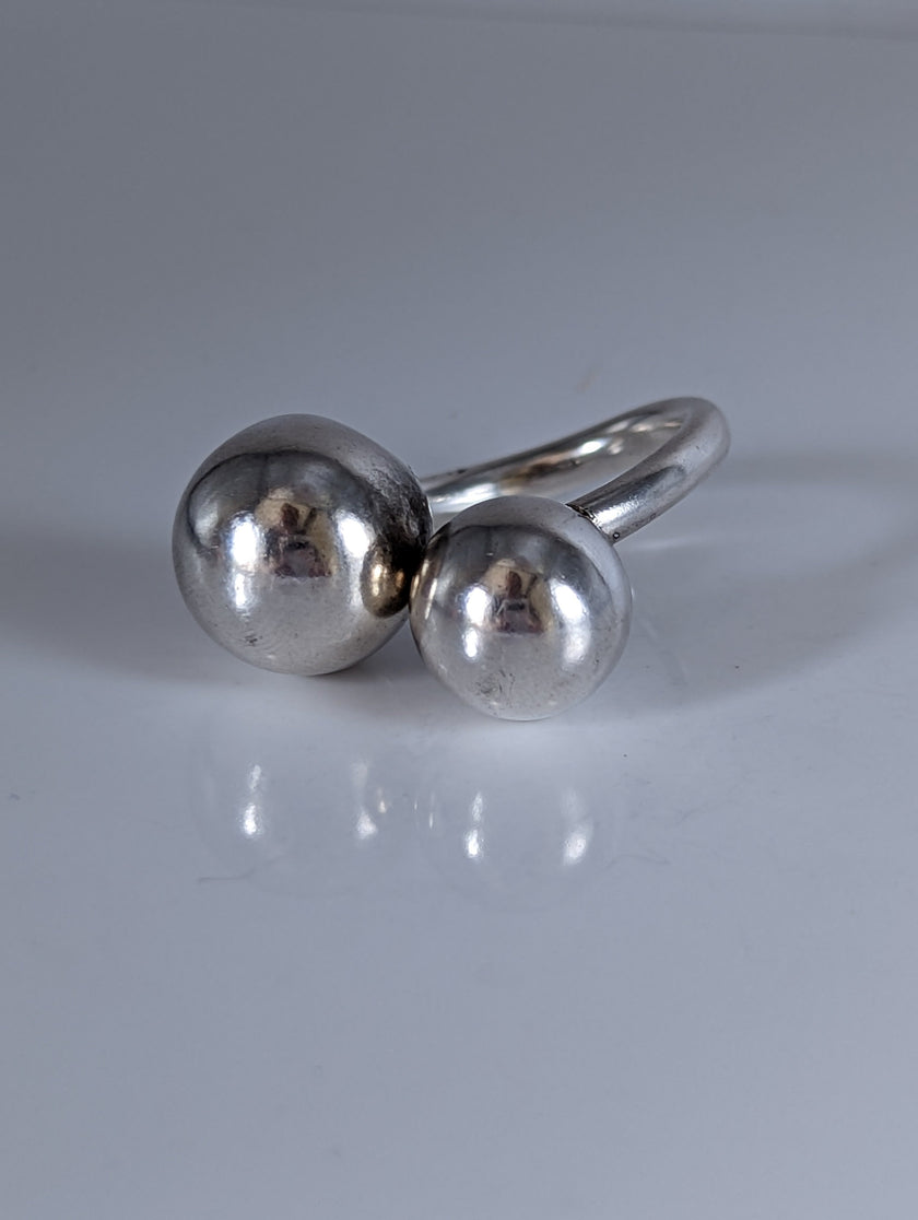 Silver Steed Extra Large Balls One Size Ring