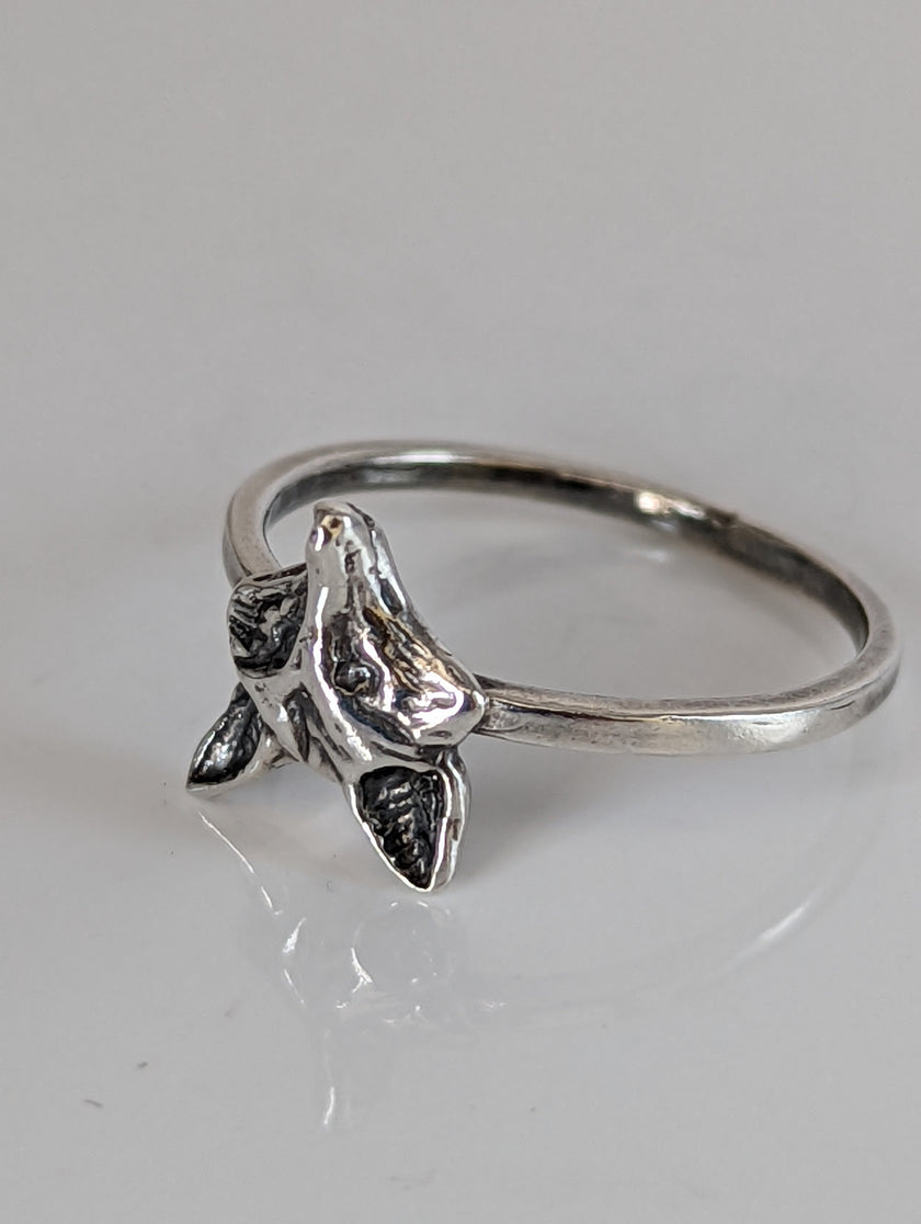 925 Silver Fox Ring – Nature-Inspired Handmade Gift for Animal Lovers