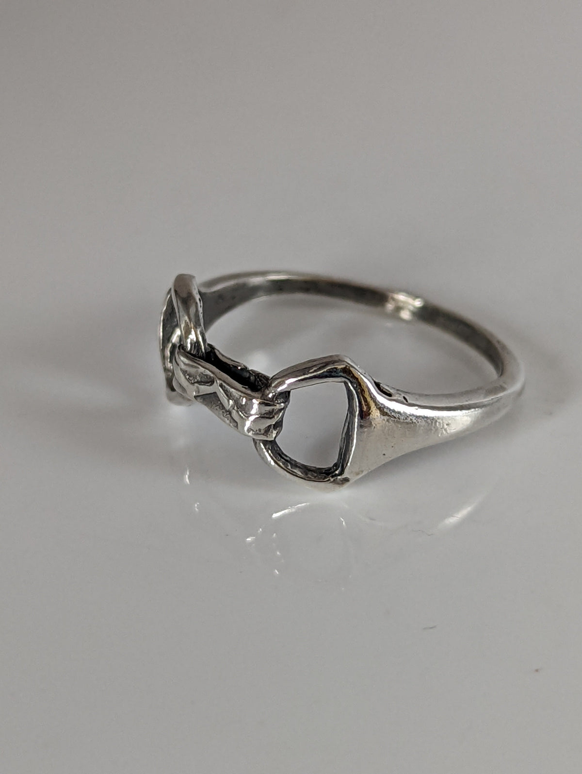 925 Silver Snaffle Bit Ring – Equestrian Jewellery for Him & Her