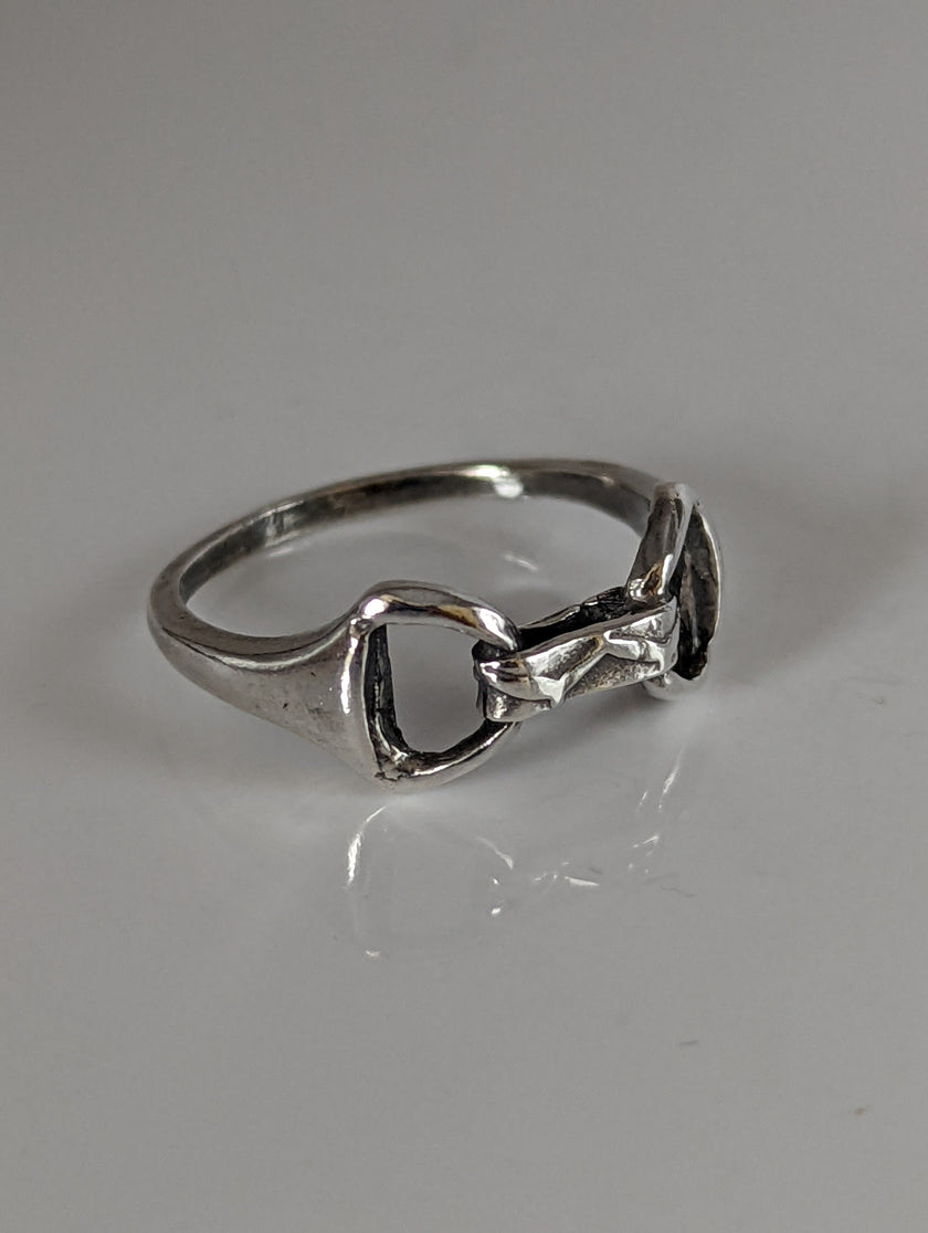 925 Silver Snaffle Bit Ring – Equestrian Jewellery for Him & Her